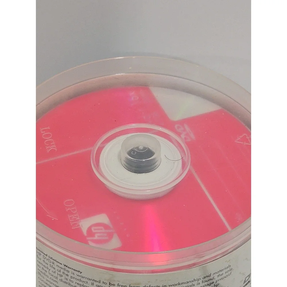 New, HP invent, HP DVD-R, 16X 4.7 GB, 120 min, 50 pack. Sealed.